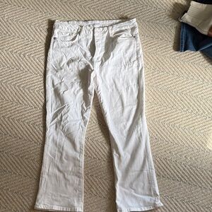 Frame Denim White Straight Jeans - Classic Five-Pocket